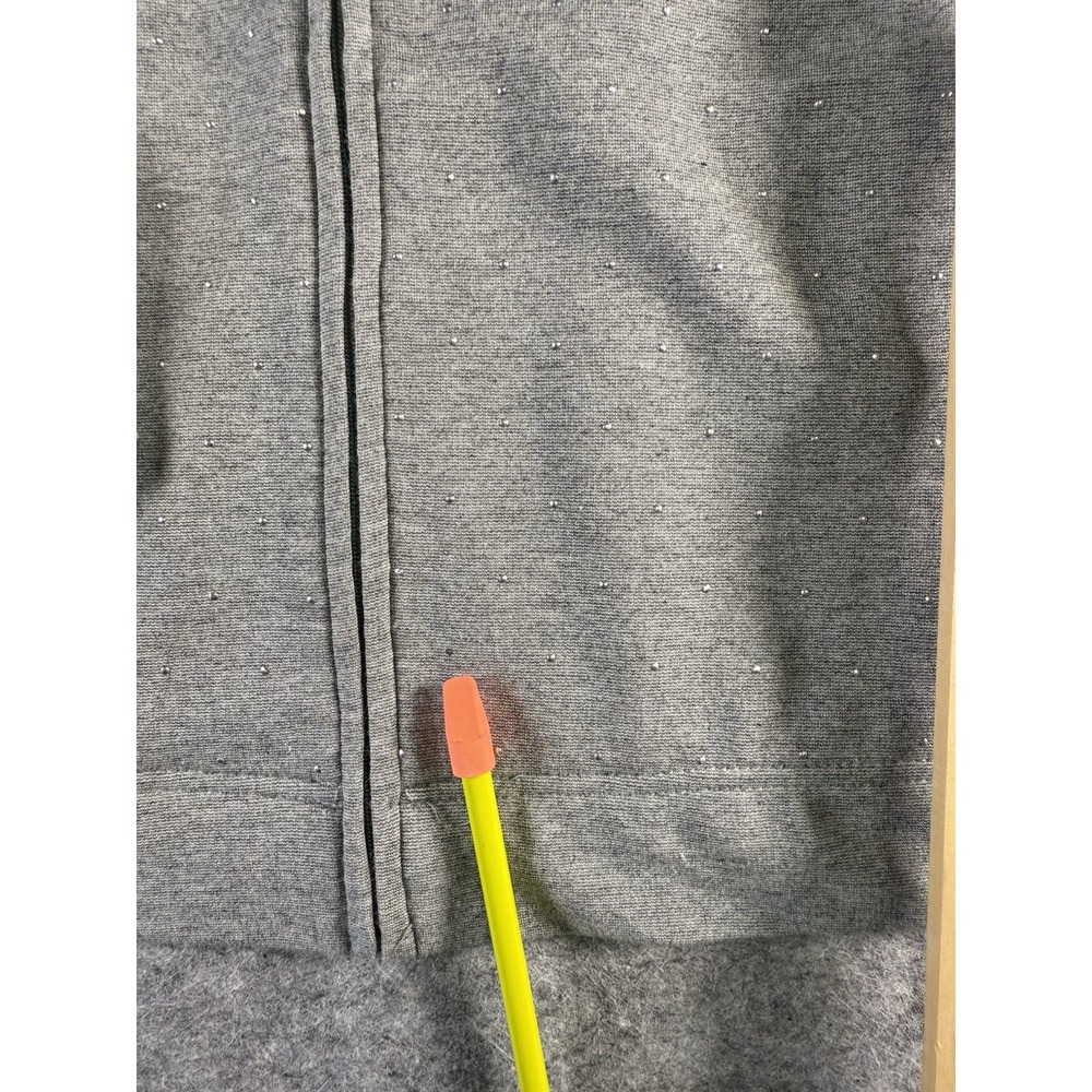 Cathy Daniel's Full Zip Sweatshirt With Sparkle Size 1X -see Photos - Picture 12 of 14